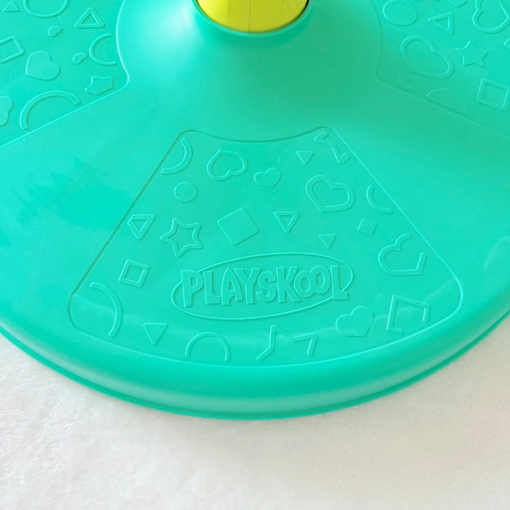 Playskool Sit 'n Spin Toddler Activity Toy Green Red 34451 Classic Spinning Toy